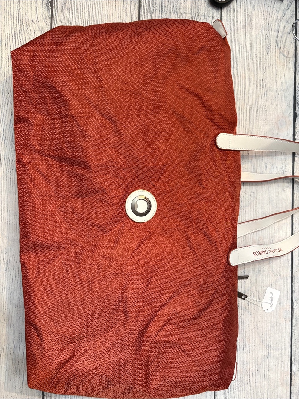 Delsey Roland Garros Chatelet Air Soft Tote Bag Terracotta 🌟 - Picture 6 of 7